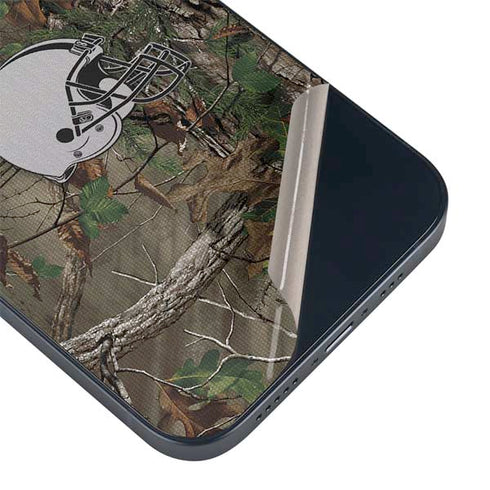 NFL Cleveland Browns Realtree Xtra Green Camo iPhone 15 Plus Skin