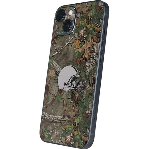 NFL Cleveland Browns Realtree Xtra Green Camo iPhone 14 Skin