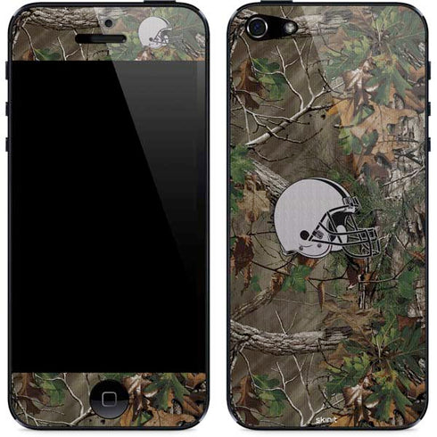 NFL Cleveland Browns Realtree Xtra Green Camo iPhone 5/5s/5SE Skin