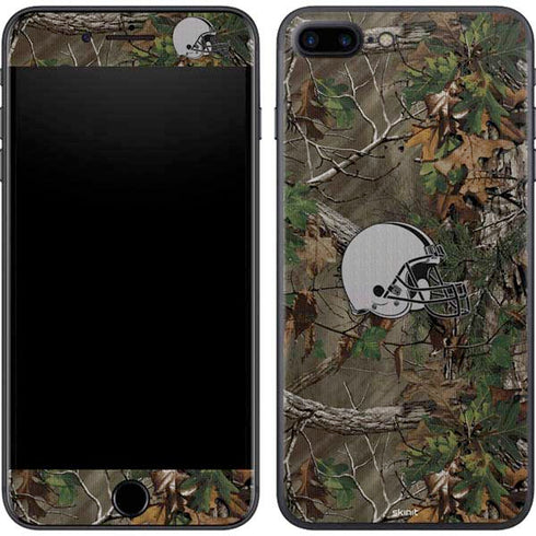 NFL Cleveland Browns Realtree Xtra Green Camo iPhone 8 Plus Skin