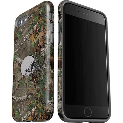 NFL Cleveland Browns Realtree Xtra Green Camo iPhone SE (2nd & 3rd Gen) Pro Case