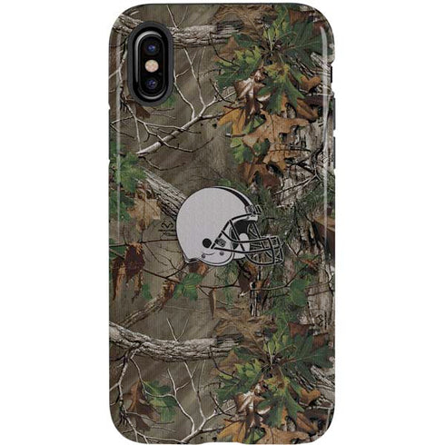 NFL Cleveland Browns Realtree Xtra Green Camo iPhone X Pro Case