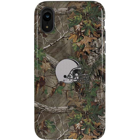 NFL Cleveland Browns Realtree Xtra Green Camo iPhone XR Pro Case