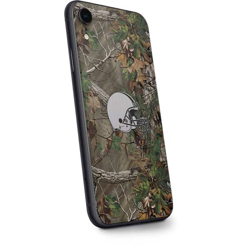 NFL Cleveland Browns Realtree Xtra Green Camo iPhone XR Skin