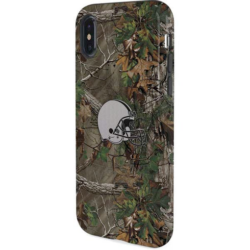 NFL Cleveland Browns Realtree Xtra Green Camo iPhone XS Pro Case