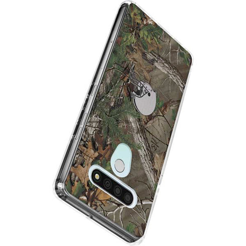 NFL Cleveland Browns Realtree Xtra Green Camo LG Stylo 6 Clear Case