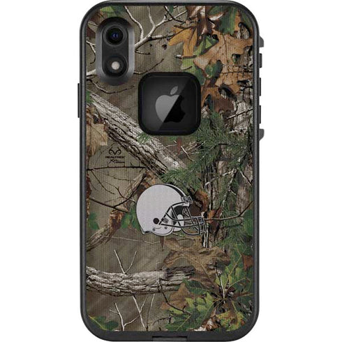 NFL Cleveland Browns Realtree Xtra Green Camo LifeProof Fre iPhone Skin