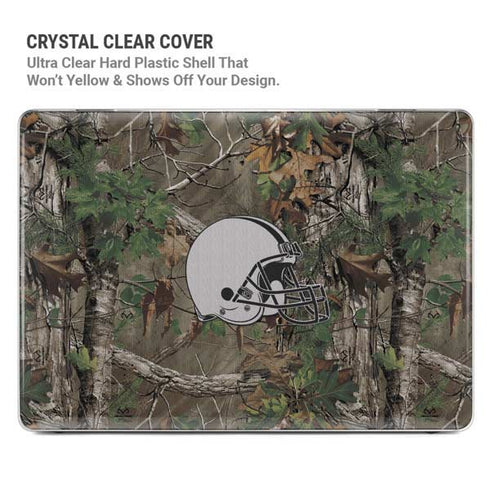 NFL Cleveland Browns Realtree Xtra Green Camo MacBook Pro 13in (2020) Case plus Skin
