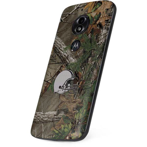 NFL Cleveland Browns Realtree Xtra Green Camo Moto E5 Play Skin