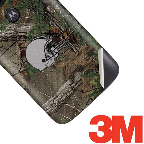 NFL Cleveland Browns Realtree Xtra Green Camo Moto E5 Play Skin