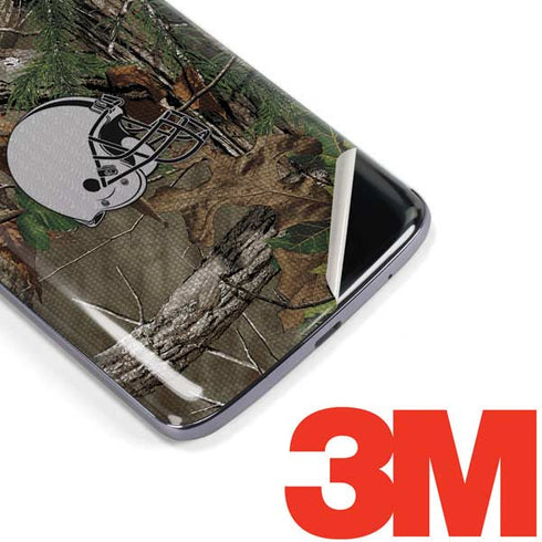 NFL Cleveland Browns Realtree Xtra Green Camo Moto E5 Plus Skin