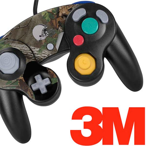 NFL Cleveland Browns Realtree Xtra Green Camo Nintendo GameCube Controller Skin