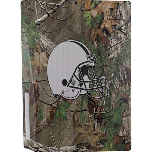 NFL Cleveland Browns Realtree Xtra Green Camo PS5 Bundle Skin