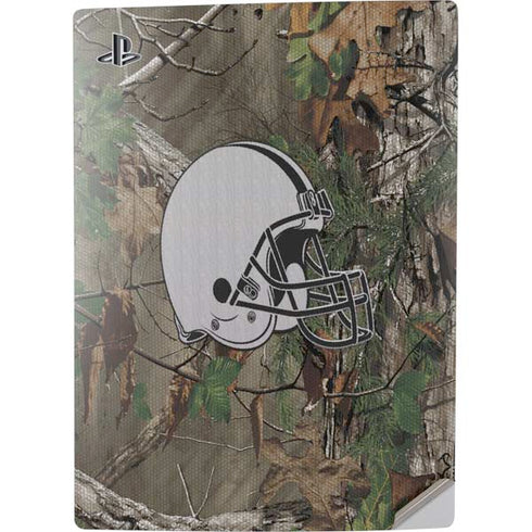 NFL Cleveland Browns Realtree Xtra Green Camo PS5 Digital Edition Console Skin