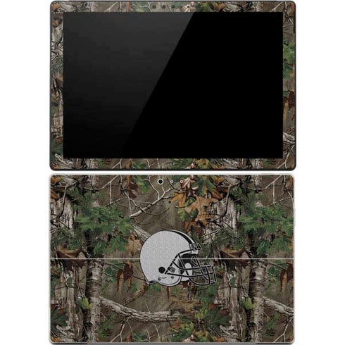 NFL Cleveland Browns Realtree Xtra Green Camo Surface Pro 4 Skin