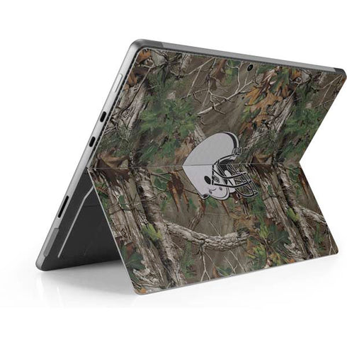 NFL Cleveland Browns Realtree Xtra Green Camo Surface Pro 8 Skin