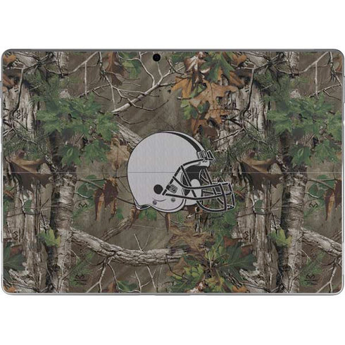 NFL Cleveland Browns Realtree Xtra Green Camo Surface Pro 9 Skin