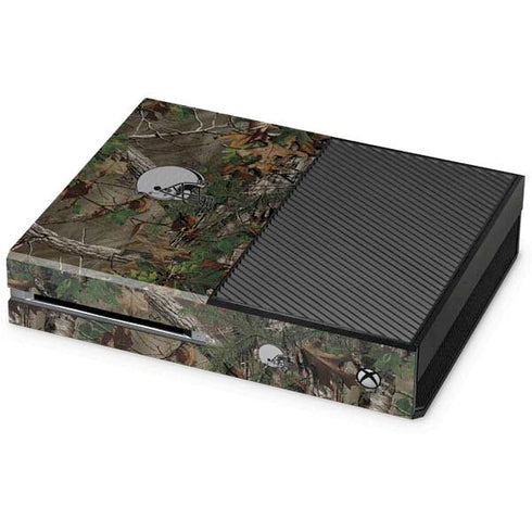 NFL Cleveland Browns Realtree Xtra Green Camo Xbox One Console Skin