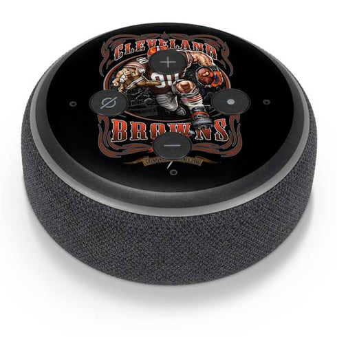 Liquid Blue NFL Cleveland Browns Running Back Amazon Echo Dot Skin