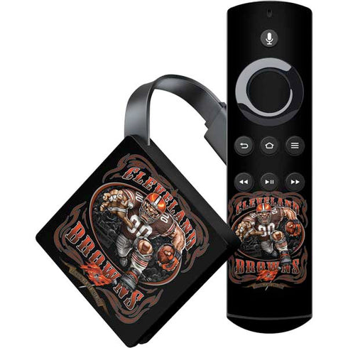 Liquid Blue NFL Cleveland Browns Running Back Amazon Fire TV Skin