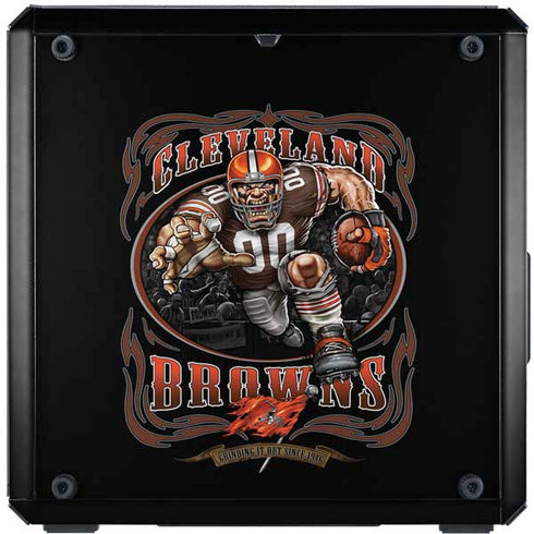Liquid Blue NFL Cleveland Browns Running Back Cooler Master MasterBox Q300L Mini Tower Skin