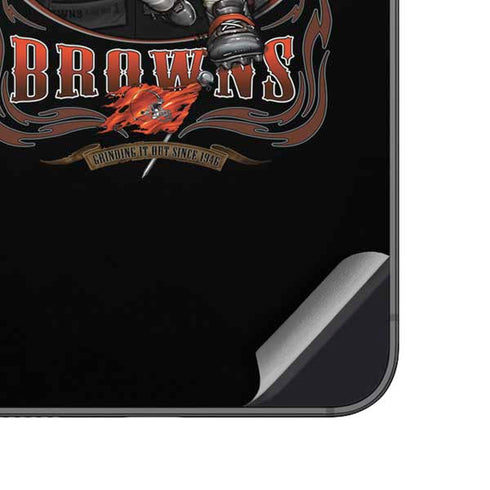 Liquid Blue NFL Cleveland Browns Running Back Galaxy A14 5G Skin