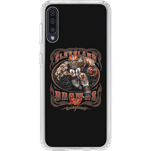 Liquid Blue NFL Cleveland Browns Running Back Galaxy A50 Clear Case