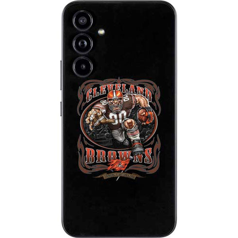 Liquid Blue NFL Cleveland Browns Running Back Galaxy A54 5G Skin