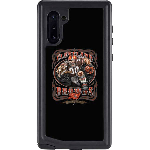 Liquid Blue NFL Cleveland Browns Running Back Galaxy Note 10 Waterproof Case