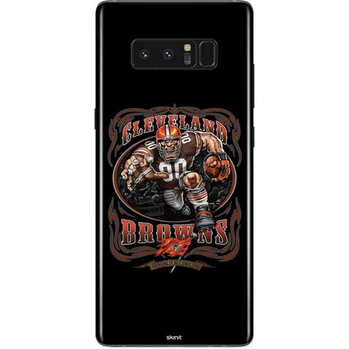 Liquid Blue NFL Cleveland Browns Running Back Galaxy Note 8 Skin