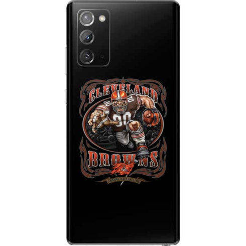 Liquid Blue NFL Cleveland Browns Running Back Galaxy Note20 5G Skin