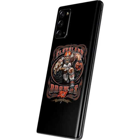 Liquid Blue NFL Cleveland Browns Running Back Galaxy Note20 5G Skin