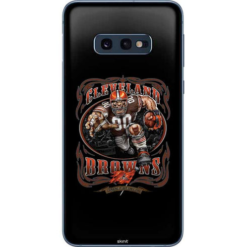 Liquid Blue NFL Cleveland Browns Running Back Galaxy S10e Skin