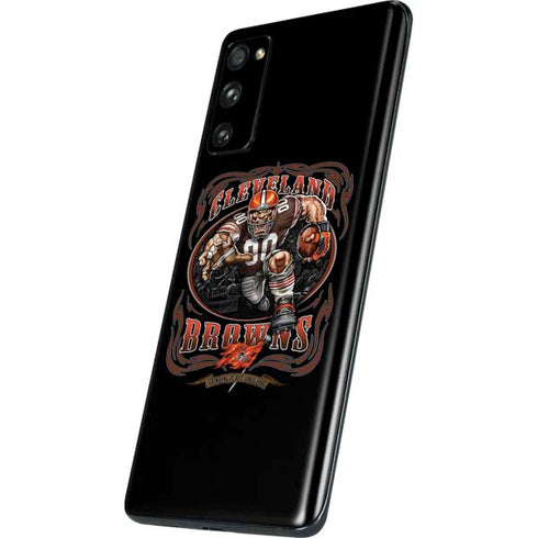 Liquid Blue NFL Cleveland Browns Running Back Galaxy S20 Fan Edition Skin