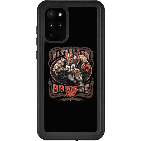 Liquid Blue NFL Cleveland Browns Running Back Galaxy S20 Plus Waterproof Case