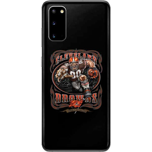 Liquid Blue NFL Cleveland Browns Running Back Galaxy S20 Skin