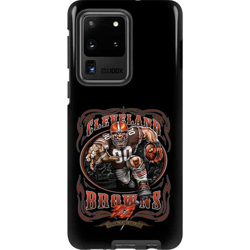 Liquid Blue NFL Cleveland Browns Running Back Galaxy S20 Ultra 5G Pro Case