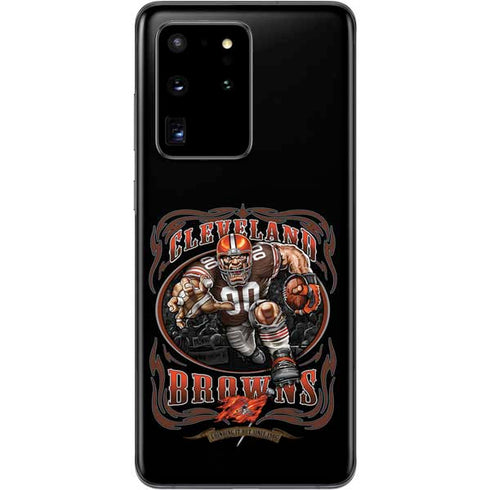 Liquid Blue NFL Cleveland Browns Running Back Galaxy S20 Ultra 5G Skin