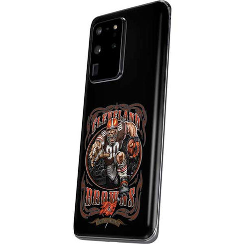 Liquid Blue NFL Cleveland Browns Running Back Galaxy S20 Ultra 5G Skin