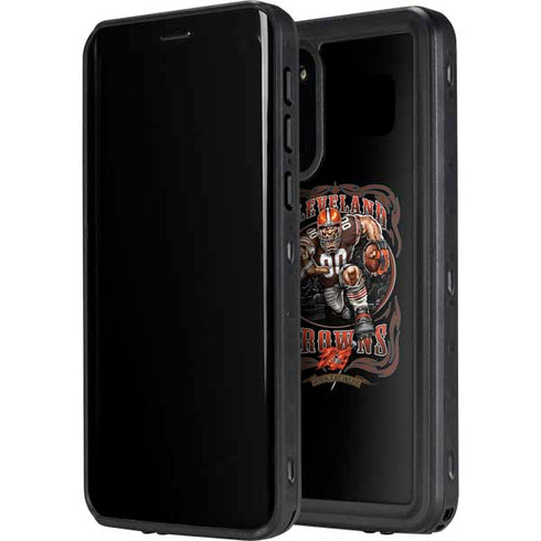 Liquid Blue NFL Cleveland Browns Running Back Galaxy S20 Waterproof Case