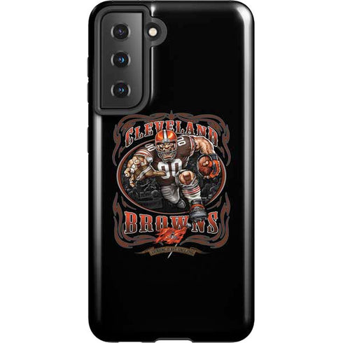 Liquid Blue NFL Cleveland Browns Running Back Galaxy S21 5G Pro Case