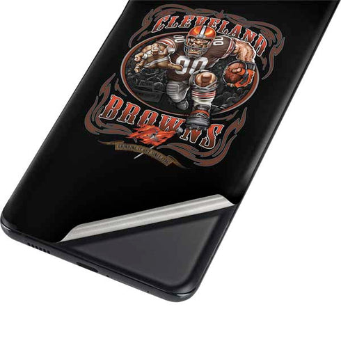 Liquid Blue NFL Cleveland Browns Running Back Galaxy S21 5G Skin
