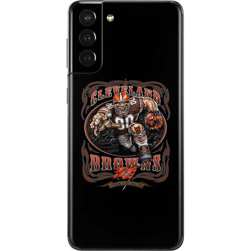 Liquid Blue NFL Cleveland Browns Running Back Galaxy S21 Plus 5G Skin
