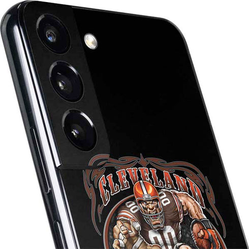 Liquid Blue NFL Cleveland Browns Running Back Galaxy S22 Plus Skin