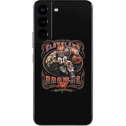 Liquid Blue NFL Cleveland Browns Running Back Galaxy S22 Skin