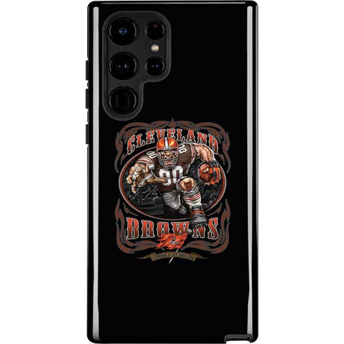 Liquid Blue NFL Cleveland Browns Running Back Galaxy S22 Ultra Pro Case