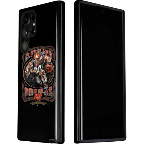 Liquid Blue NFL Cleveland Browns Running Back Galaxy S22 Ultra Pro Case
