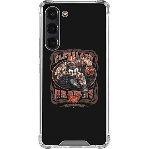 Liquid Blue NFL Cleveland Browns Running Back Galaxy S23 Plus Clear Case