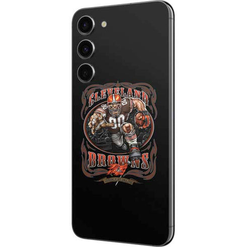 Liquid Blue NFL Cleveland Browns Running Back Galaxy S23 Plus Skin