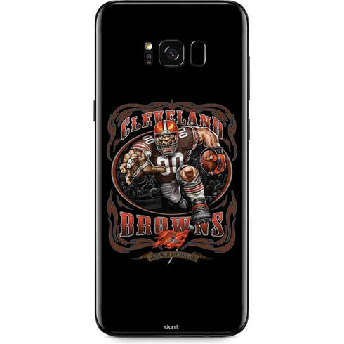 Liquid Blue NFL Cleveland Browns Running Back Galaxy S8 Plus Skin